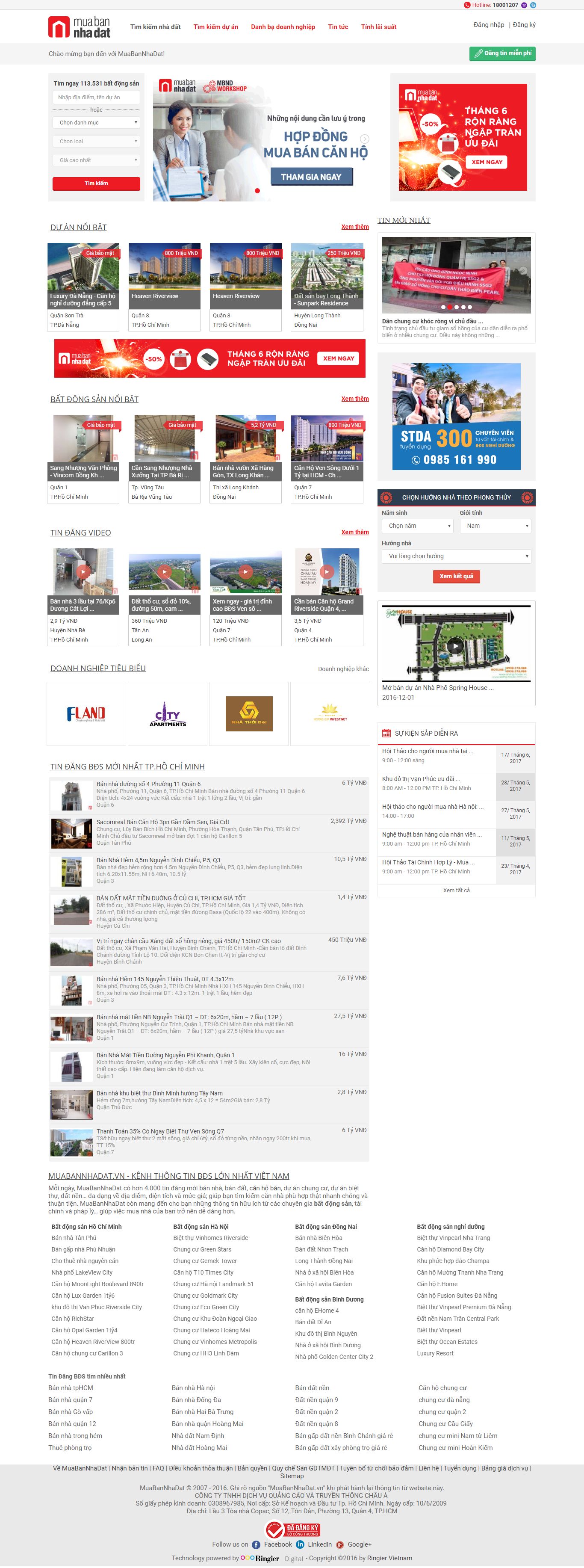 [phatdat] Thiết kế website mua bán nhà đất đẹp, chuyên nghiệp chuẩn SEO